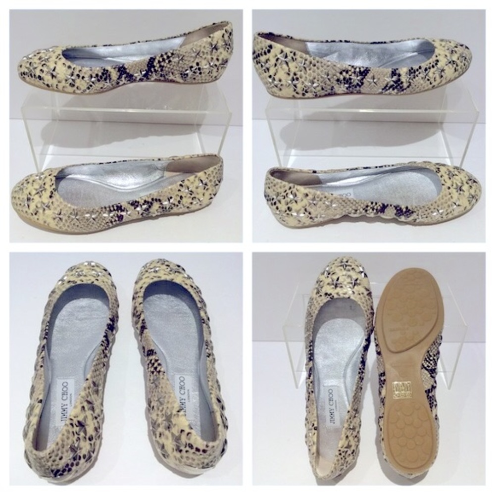 JIMMY CHOO FLAT SHOES - Picture 3 of 3